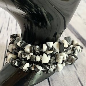 0NLY 1 LEFT Zebra Jasper Bracelet • Handmade Reiki Infused Jewelry